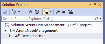Azunt.NoteManagement Class Library Project