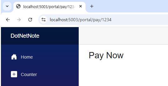 라우트 파라미터와 제약 조건이 맞으면 정상 실행